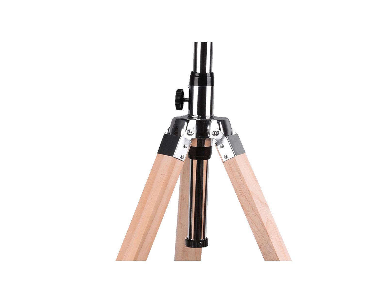 TRIO Standventilator, Großer Design Raum-Lüfter Windmaschine Zimmer-Ventilator, Holz-Beine