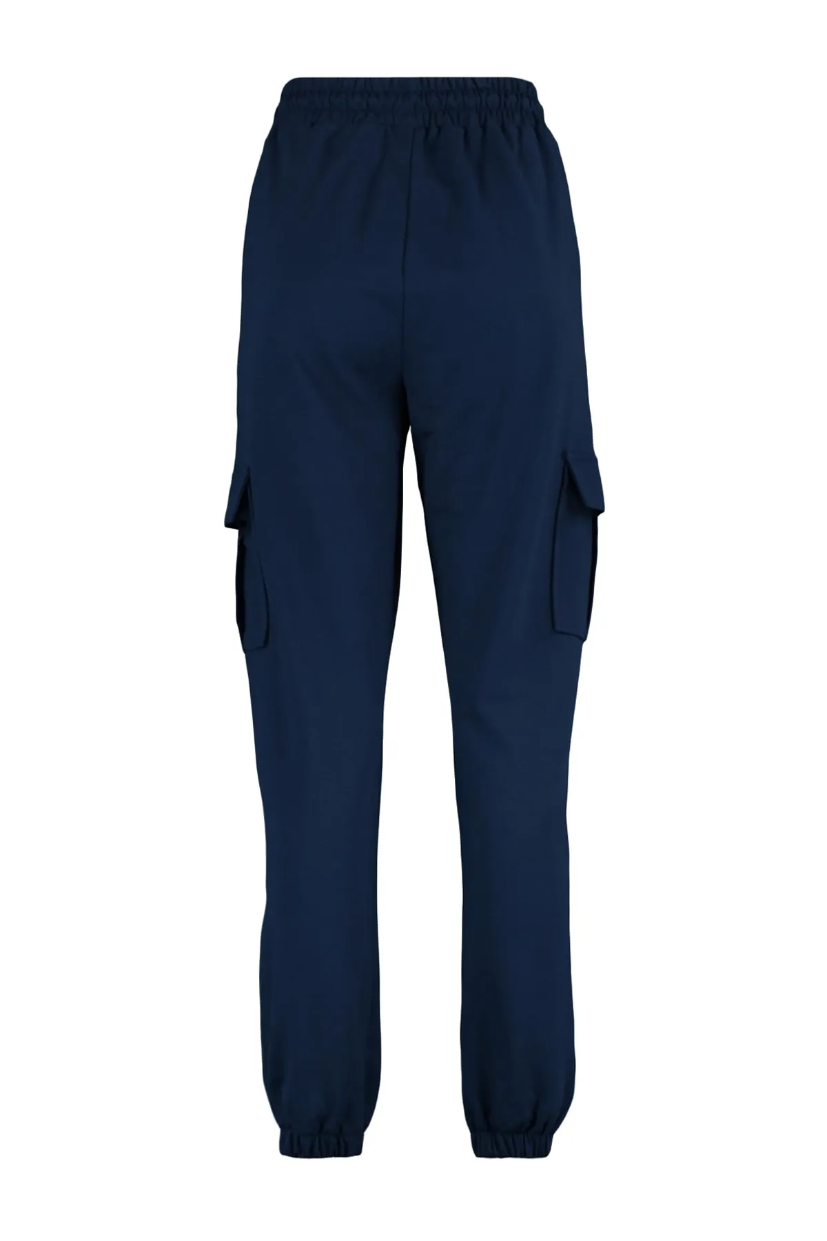 Trendyol Collection  Indigo Dünne Strick-Jogginghose mit Cargo-Taschen TWOAW23EA00119