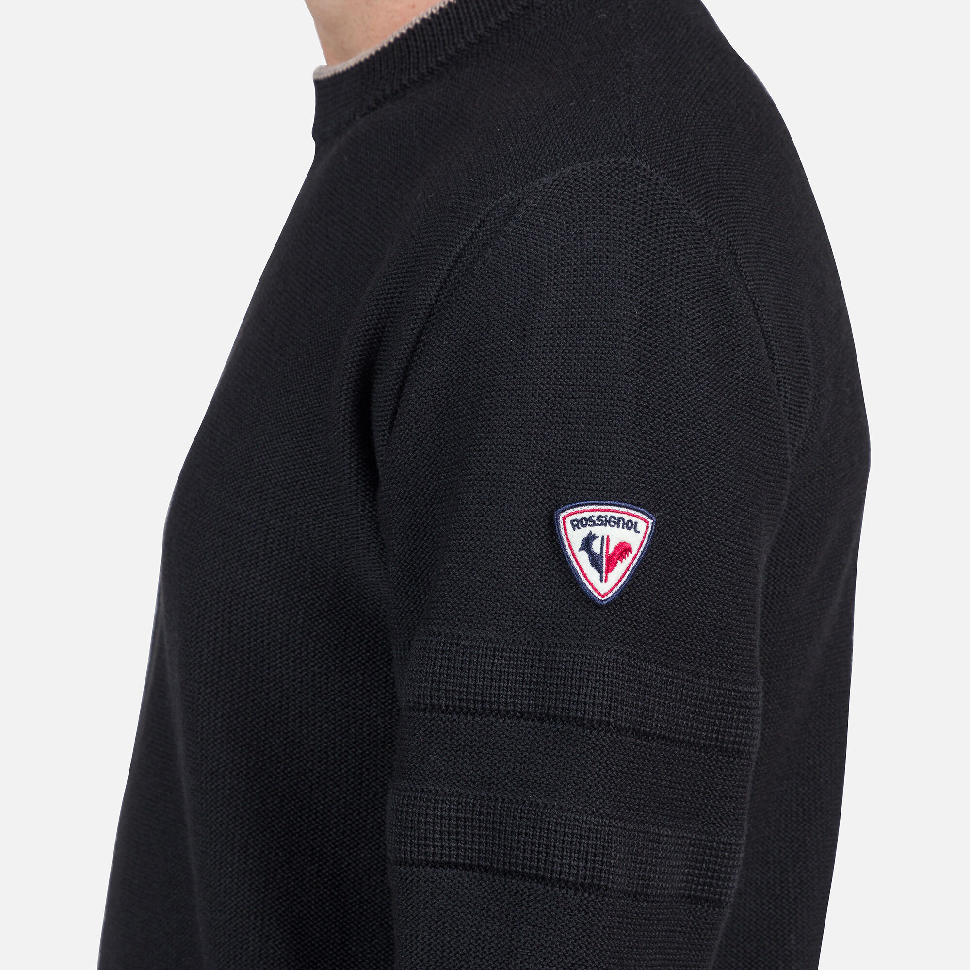 Pull en maille à rayures homme
