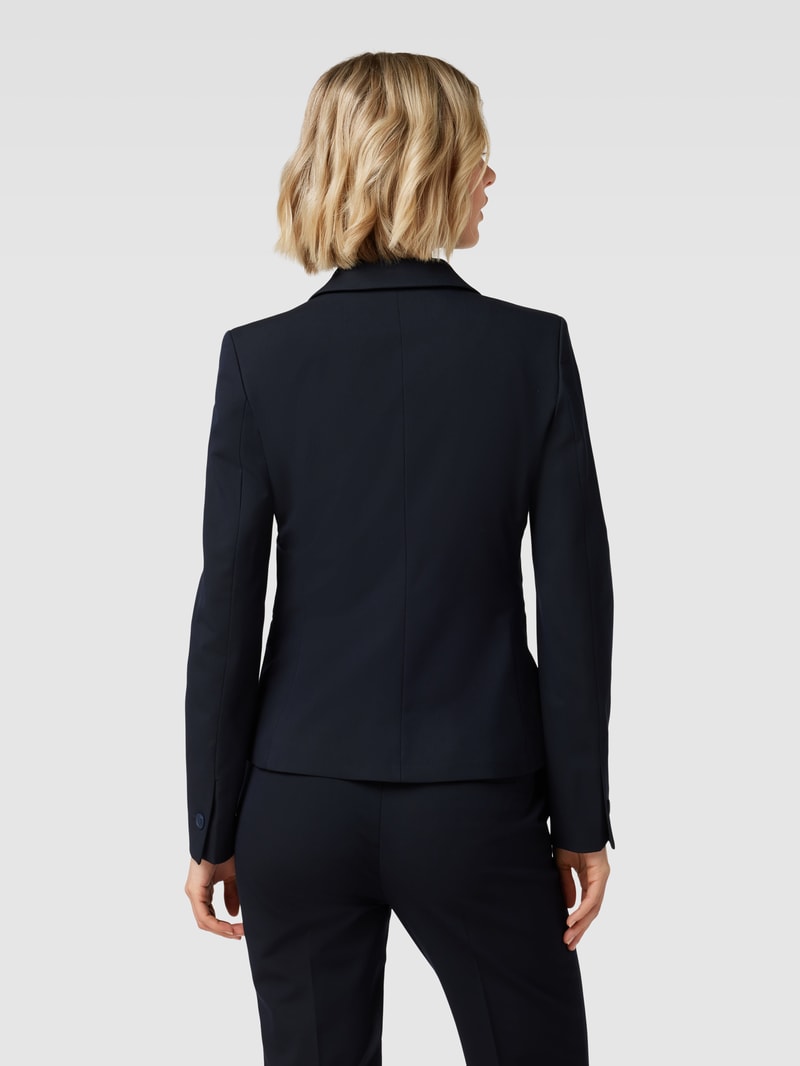 Blazer mit Paspeltaschen in marineblau