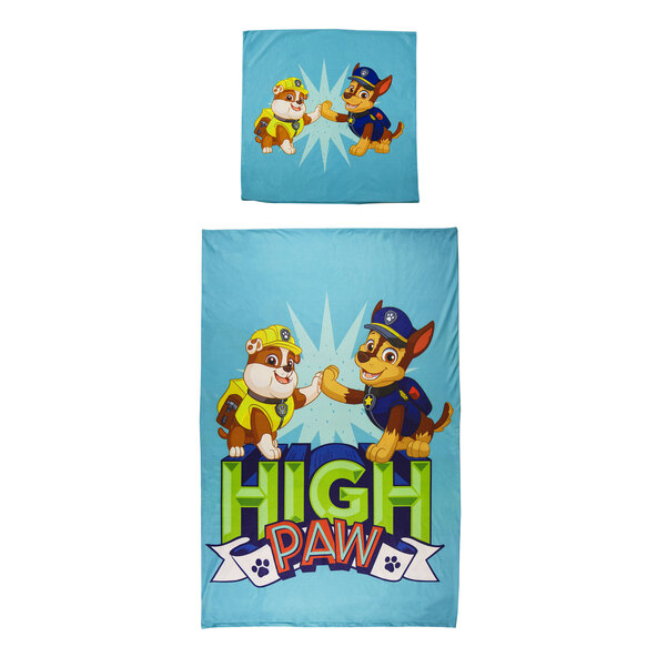 Kinder-Fleece-Bettwäsche Paw Patrol, 135 x 200 cm