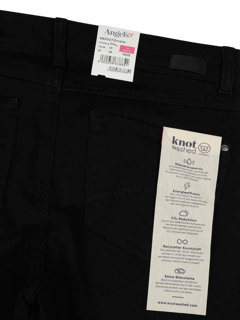 Slim Fit Jeans mit Stretch-Anteil Modell 'Ornella' in schwarz