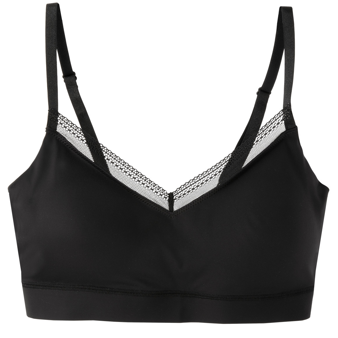 Damen Seamless-Bustier mit Spitze
