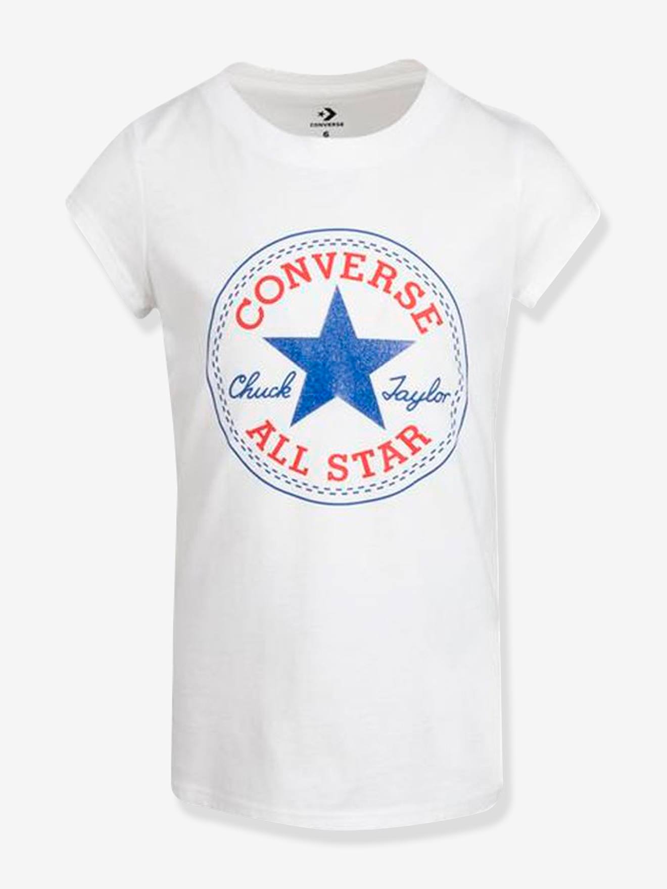 Tee-shirt enfant Chuck Patch CONVERSE blanc