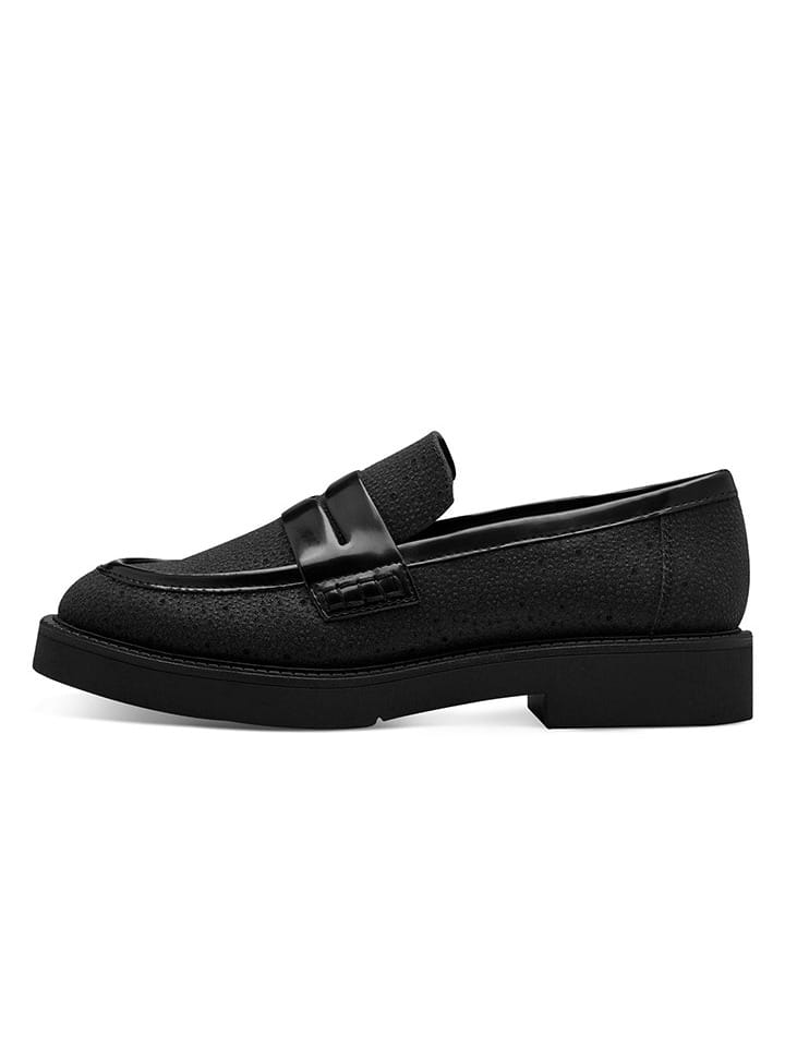 Marco Tozzi Slipper in Schwarz günstig kaufen