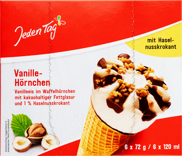 Jeden Tag Vanilla-Hörnchen