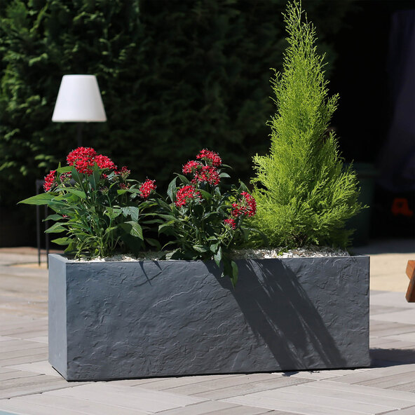Pflanzkübel Vulkan 57 l, 2er Set