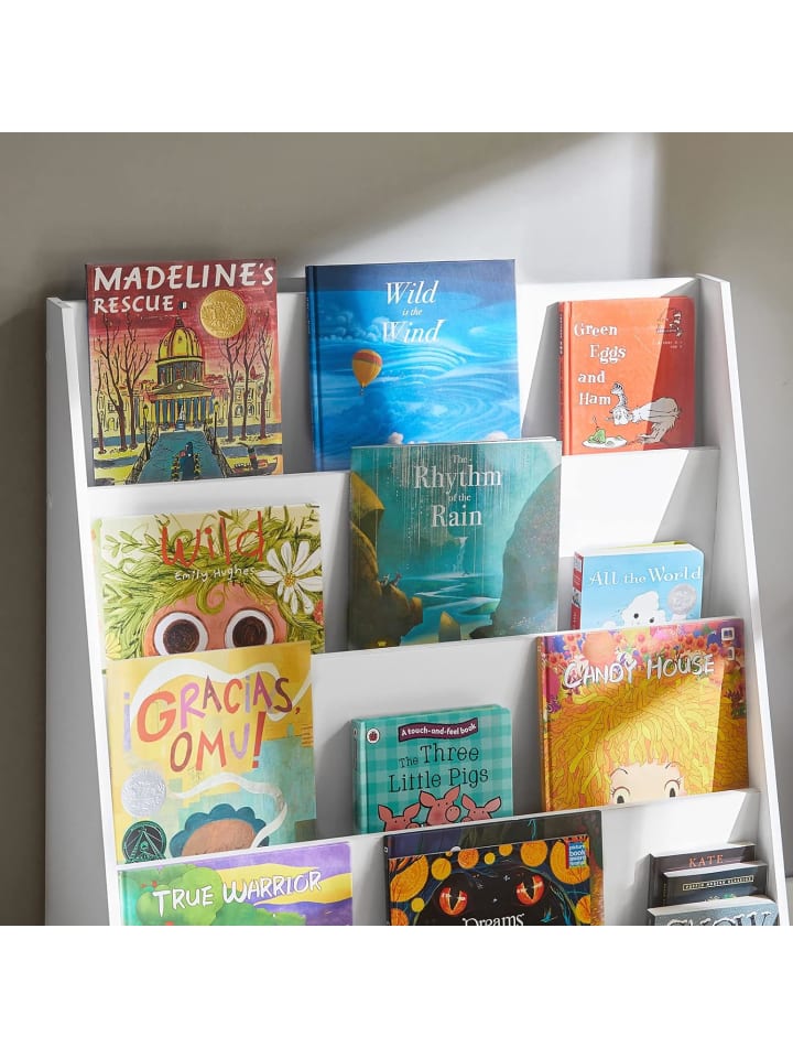 SoBuy Bücherregal in Weiß - (B)80 x (H)88 x (T)30cm günstig kaufen onesize