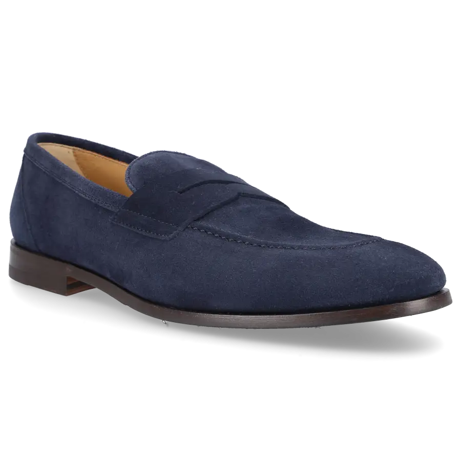 Henderson - Loafer 72402 Veloursleder - blau