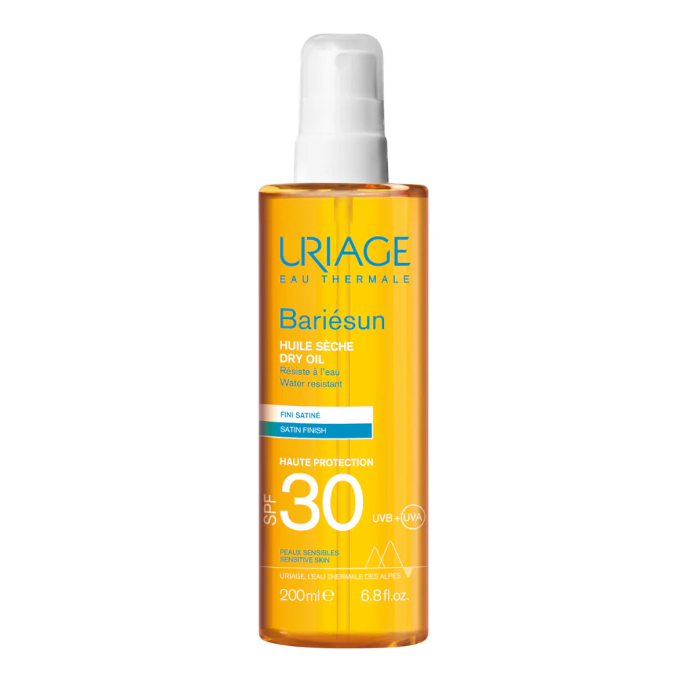 BARIESUN Aceite Seco SPF30 - Aceite corporal solar de alta protección, spray corporal solar de alta protección.
