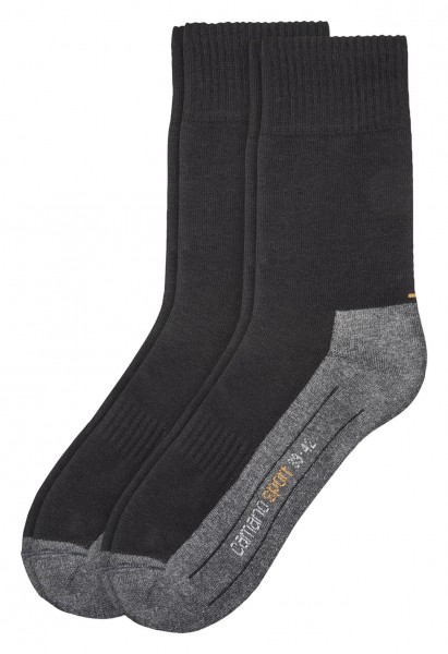 Camano ~ Funktionssocke Sport 2er Pack ~ schwarz