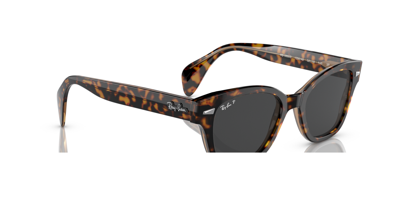 RB0880S RELOADED - Havana lucioasă pe negru maro transparent