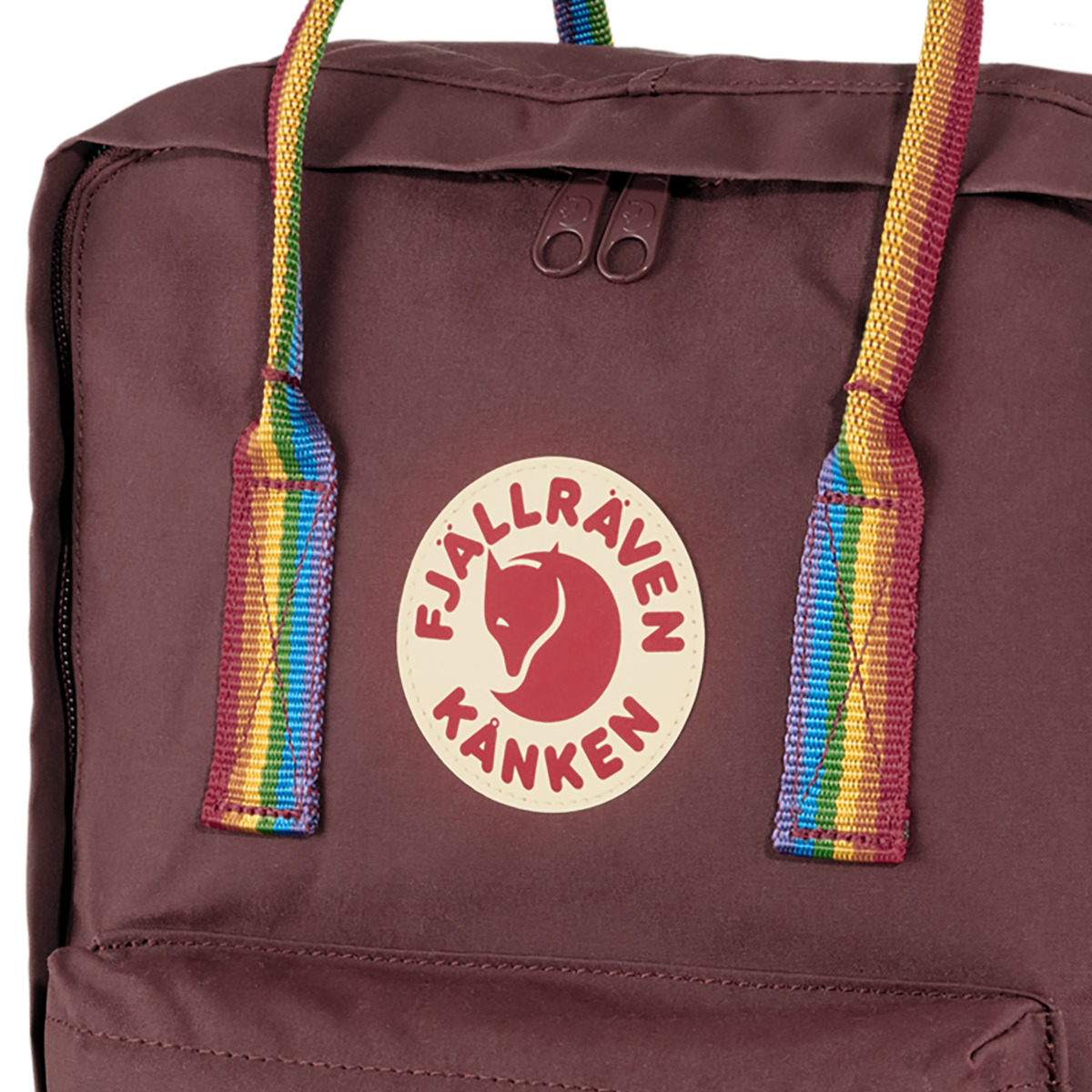 Fjällräven Kanken Rainbow Rucksack rot