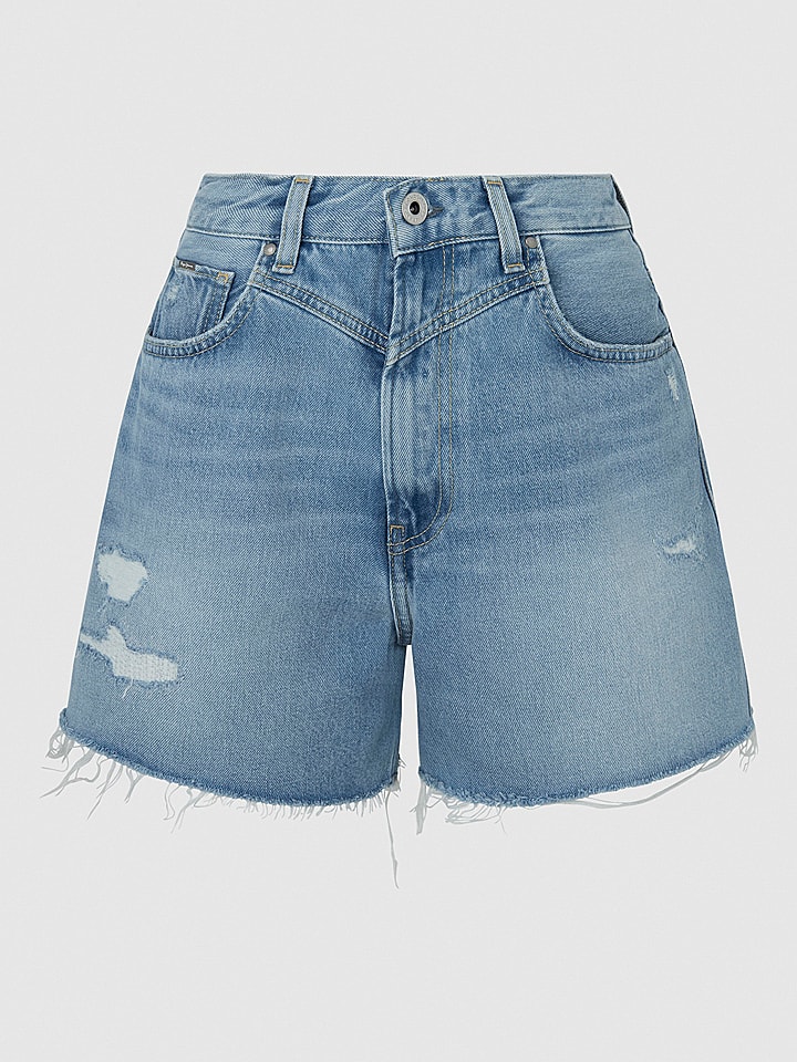 Pepe Jeans Jeans-Shorts in Blau günstig kaufen