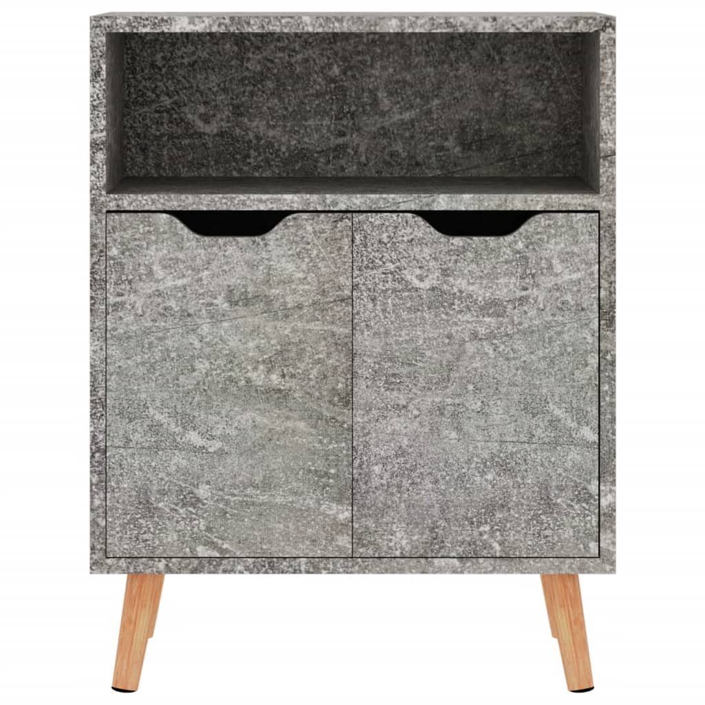 vidaXL Sideboard Sideboard Betongrau 60x30x72 cm Holzwerkstoff (1 St)