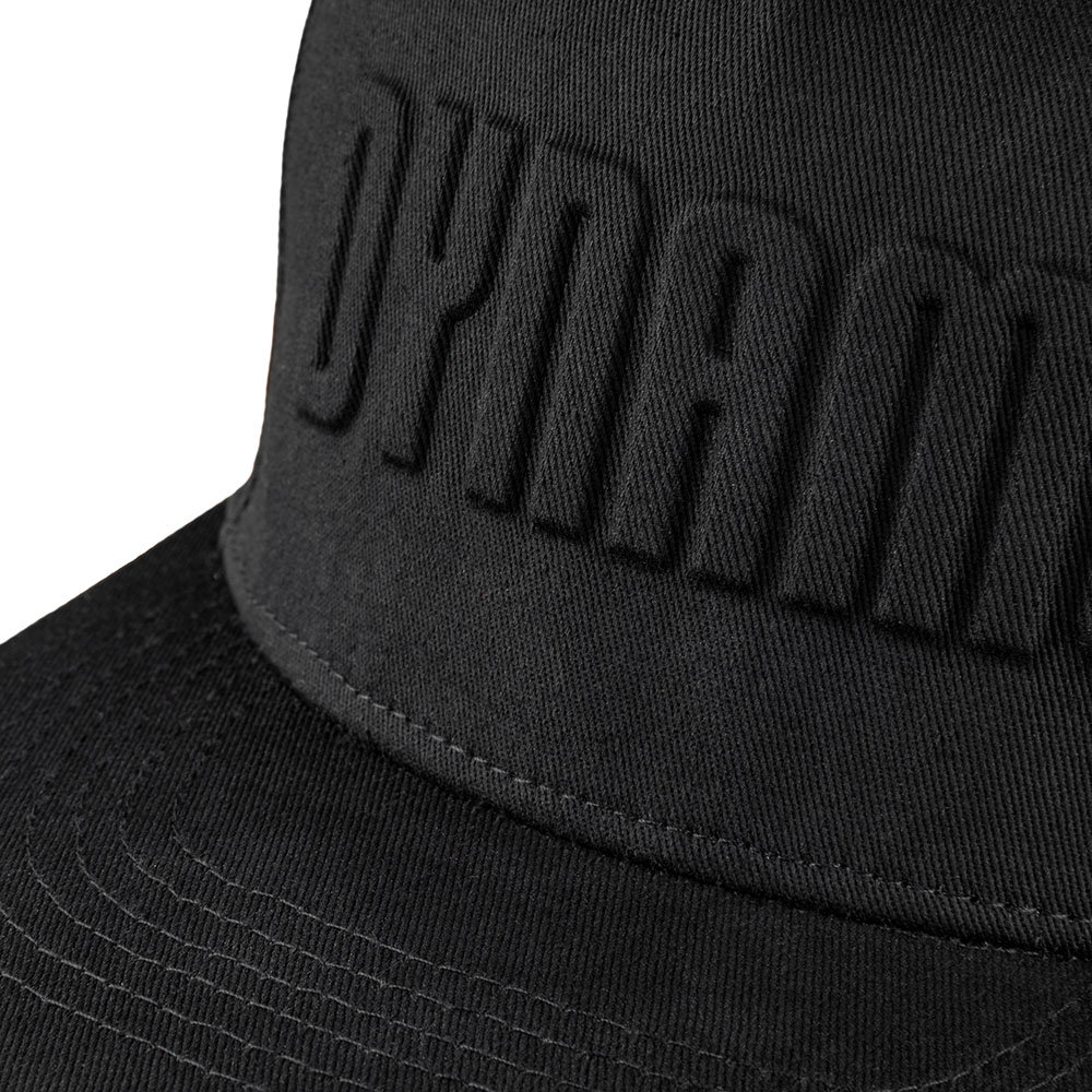 Basecap EMBOSSED Snapback schwarz