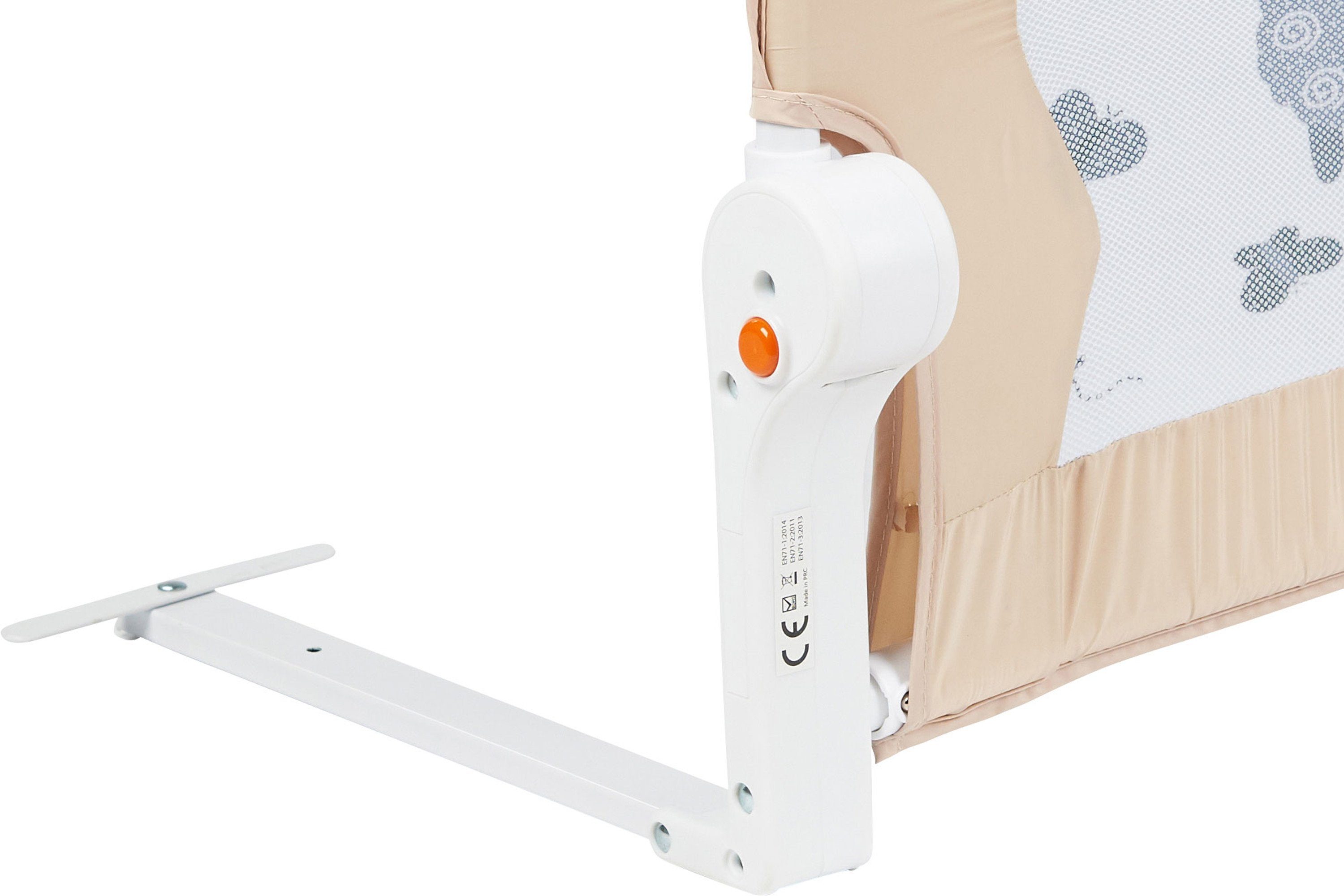 ib style Bettschutzgitter My Little Farm Bettgitter Sandy 150 cm, klappbar - abwaschbarer Stoff