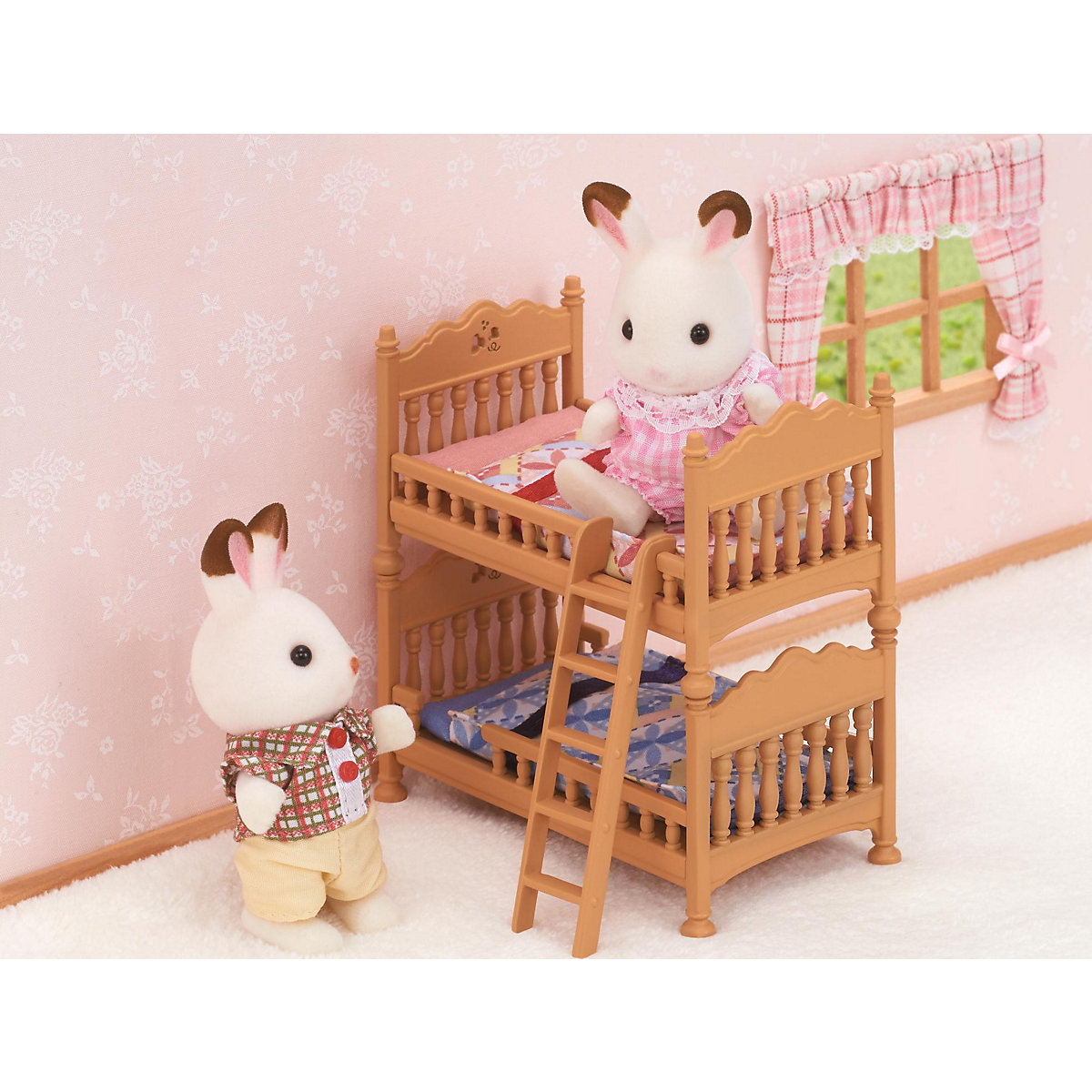 Sylvanian Families Landhaus Kinderzimmer mit Stockbett