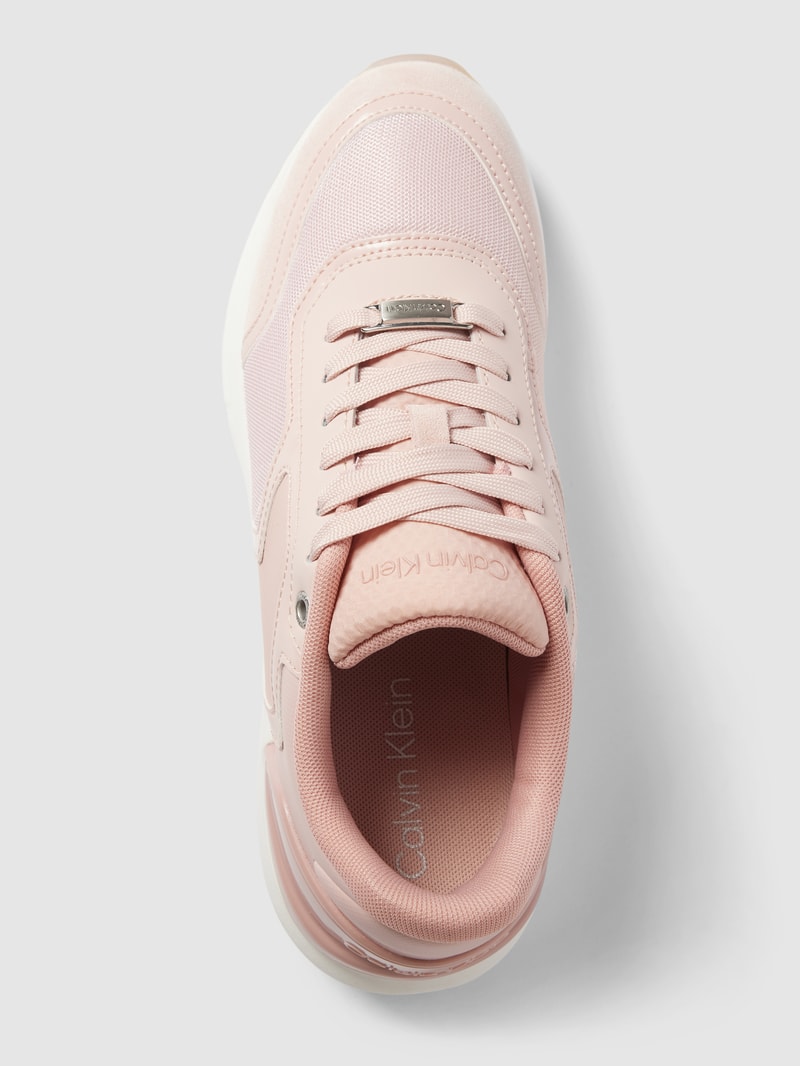 Sneaker mit Label-Details Modell 'FLEXI RUNNER' in hellrosa