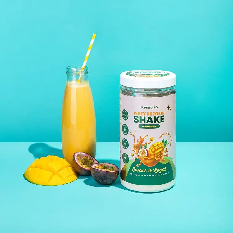 Supersonic Sweet&Legal Πρωτεϊνούχο Ρόφημα με Γεύση Μάνγκο & Πάθος