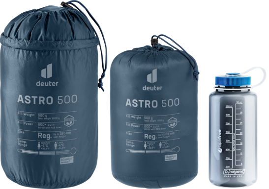 deuter Astro 500 | Daunenschlafsack mit Wärmekragen