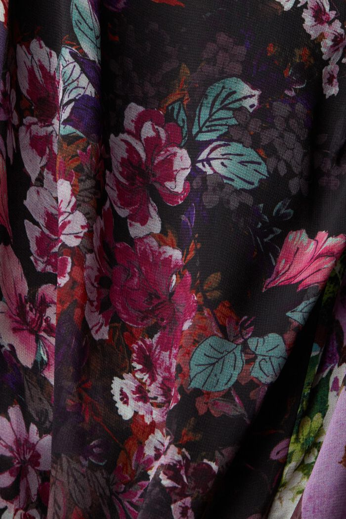 Recycelt: Chiffonbluse mit Muster