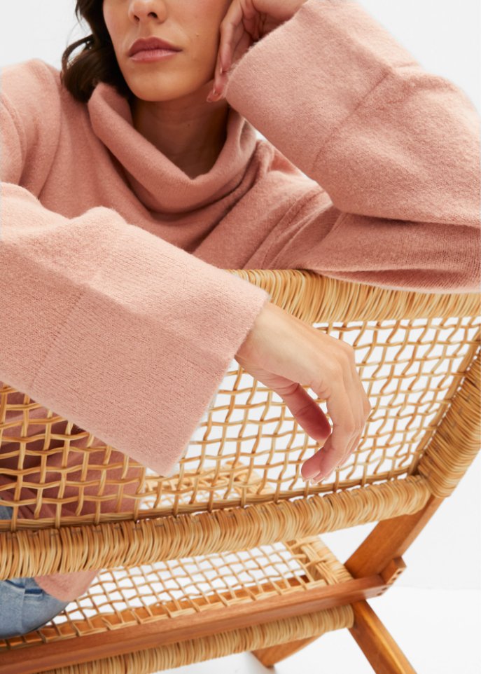 Pullover mit weitem Ärmel