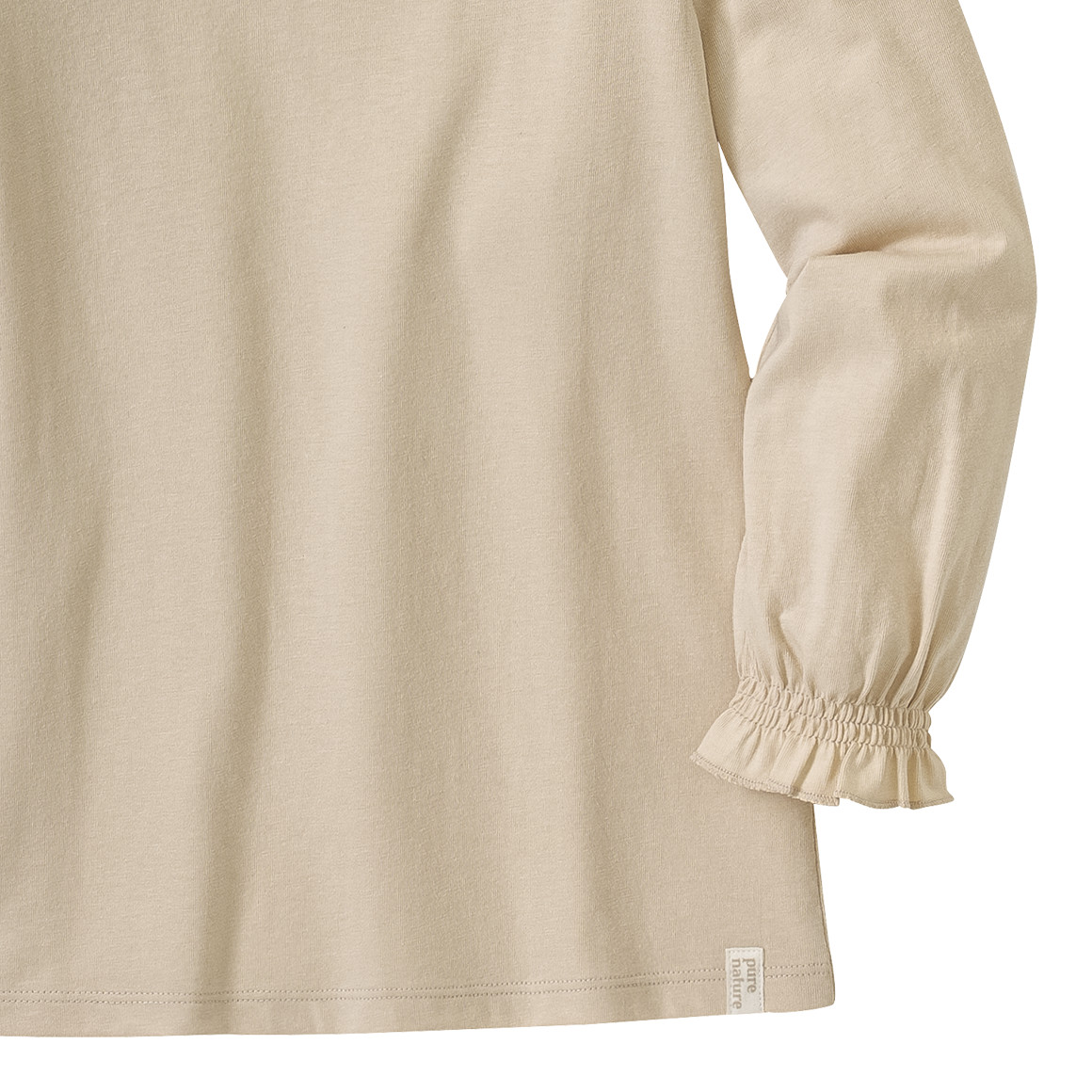 Mädchen Langarmshirt mit Bübchenkragen