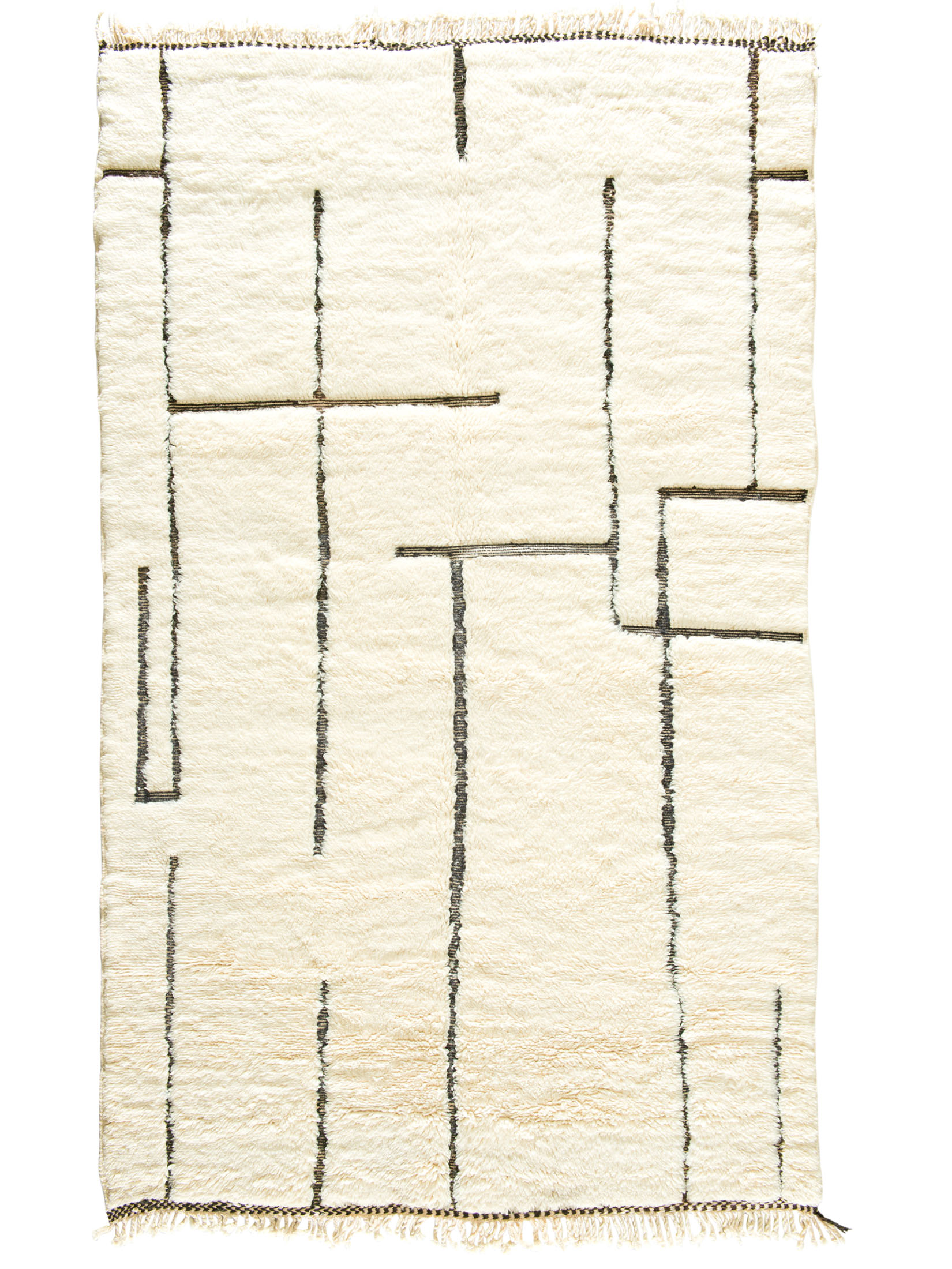 Beni Ourain ca. 177 x 300 cm, Unikat / Einzelstück