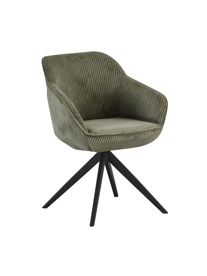 B&D Home Drehstuhl ARVIT in Grün - (B)58 x (H)81 x (T)61 cm günstig kaufen onesize