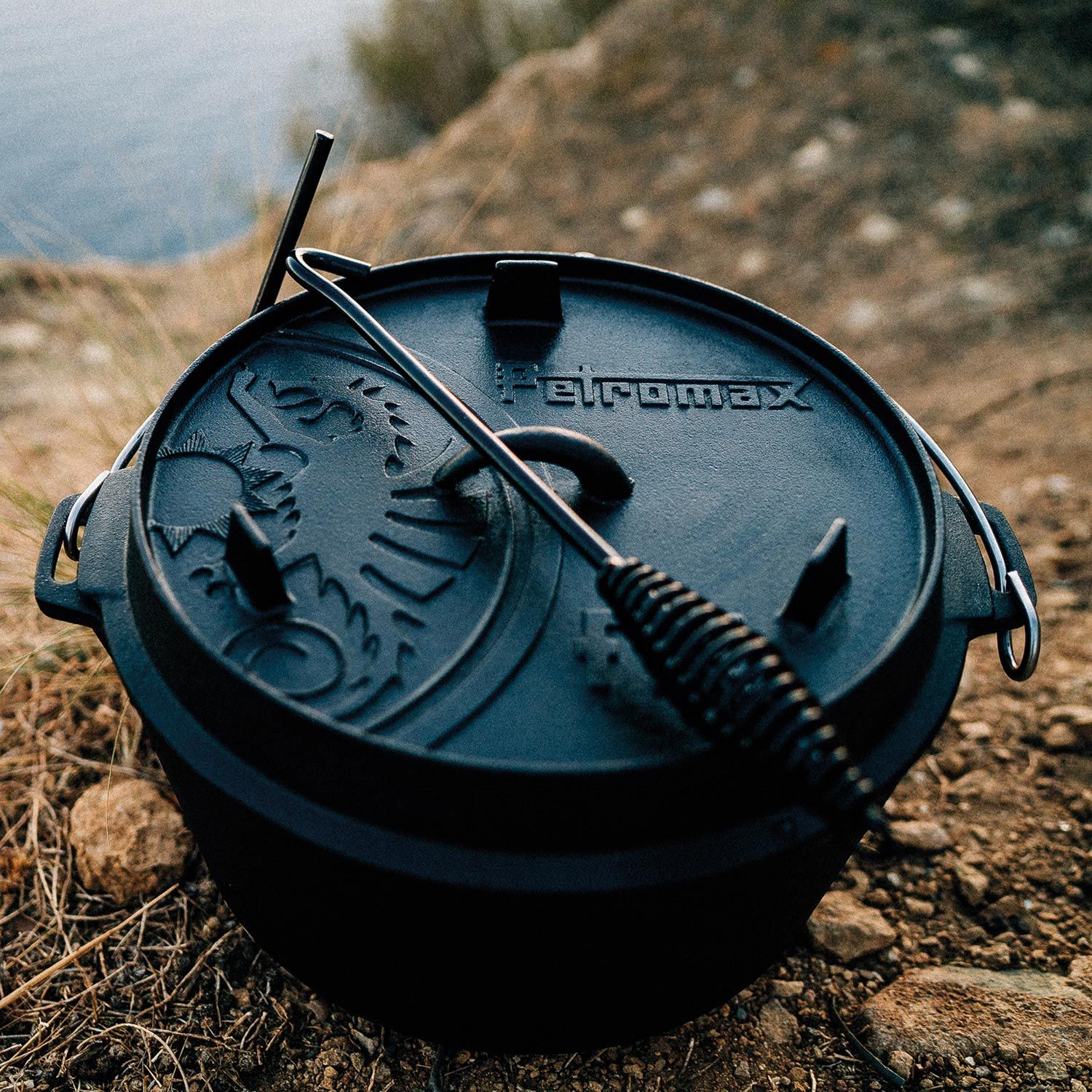 Dutch Oven Feuertopf ohne Standfüße