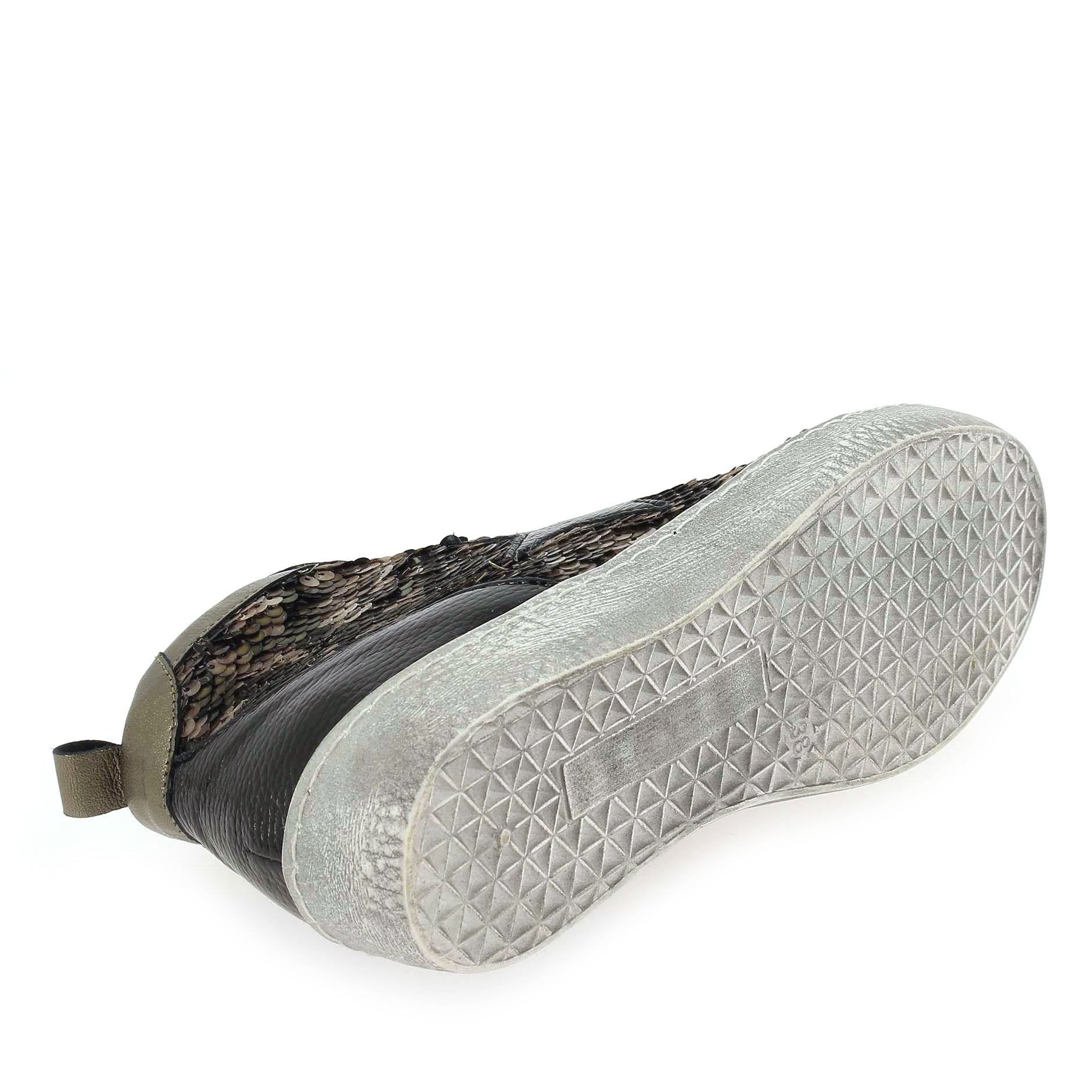 Reqins  BRITANNY MIX SEQUINS - Bronze Noir