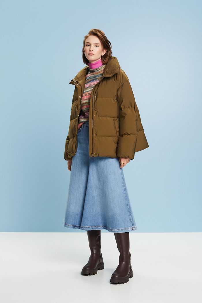 Steppjacke mit Daunen