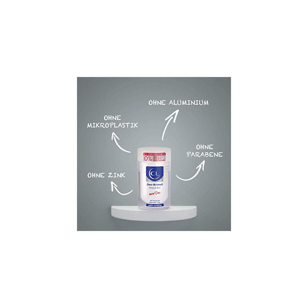 CL Deo-Spray Deo Kristall Antitranspirant gegen starkes Schwitzen - 80 g