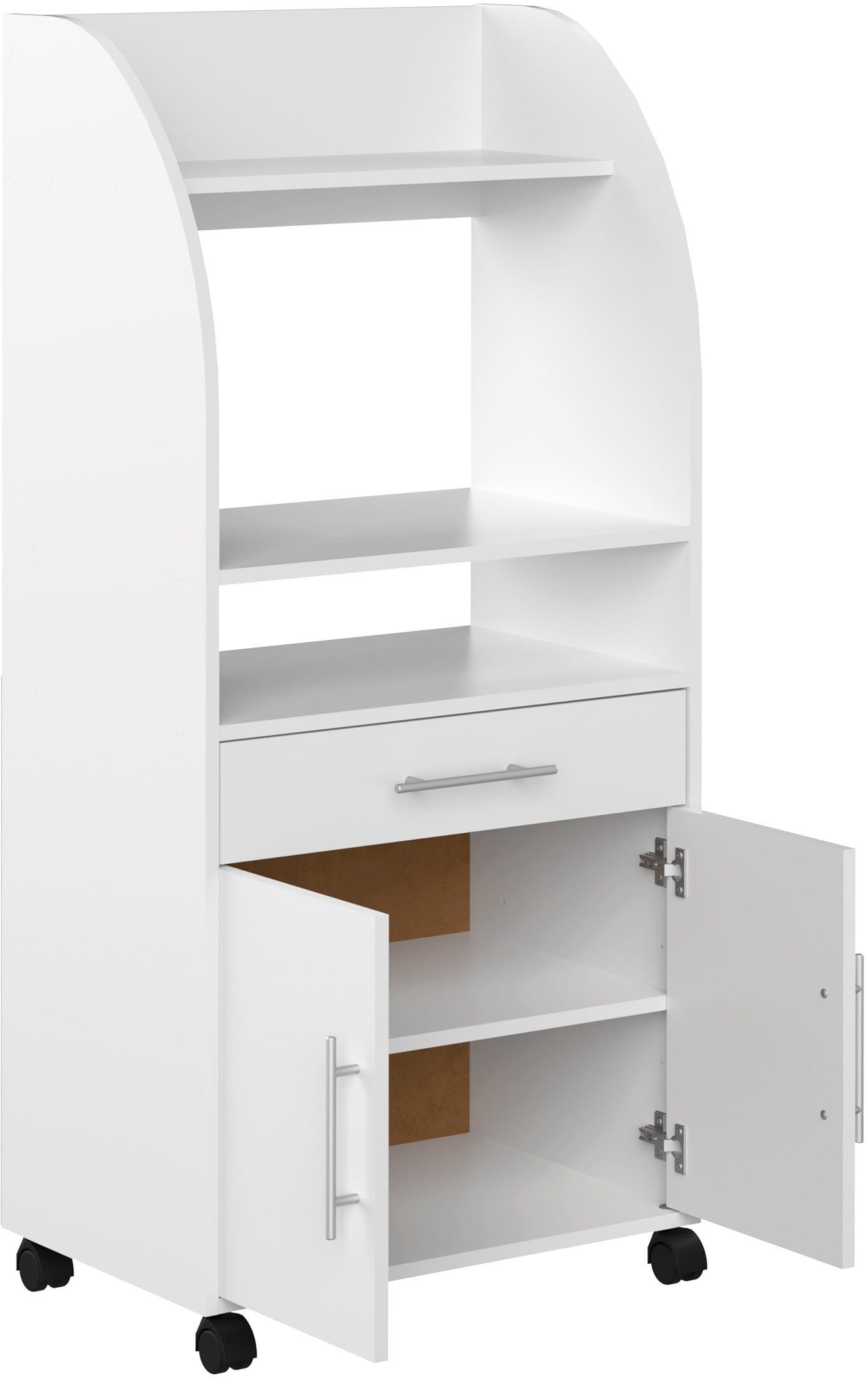 TemaHome Mehrzweckschrank Jeanne Breite 63 cm, auf Rollen
