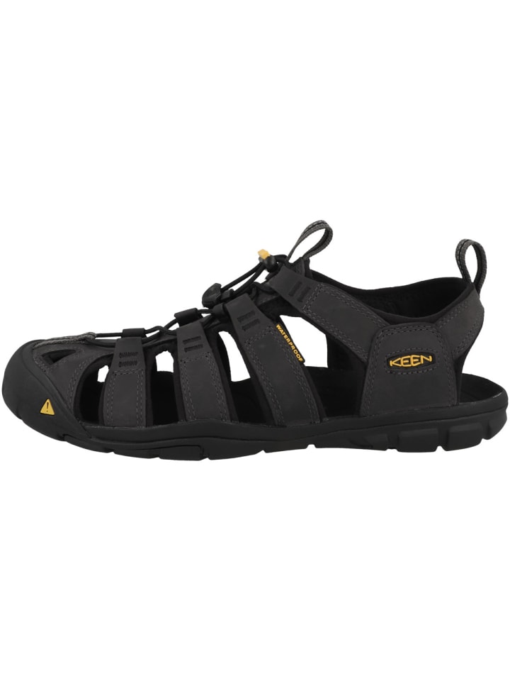 Keen Sandale Clearwater CNX Leather in grau günstig kaufen