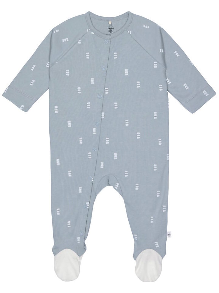 Lässig Schlafanzug mit Füßchen in Hellblau günstig kaufen