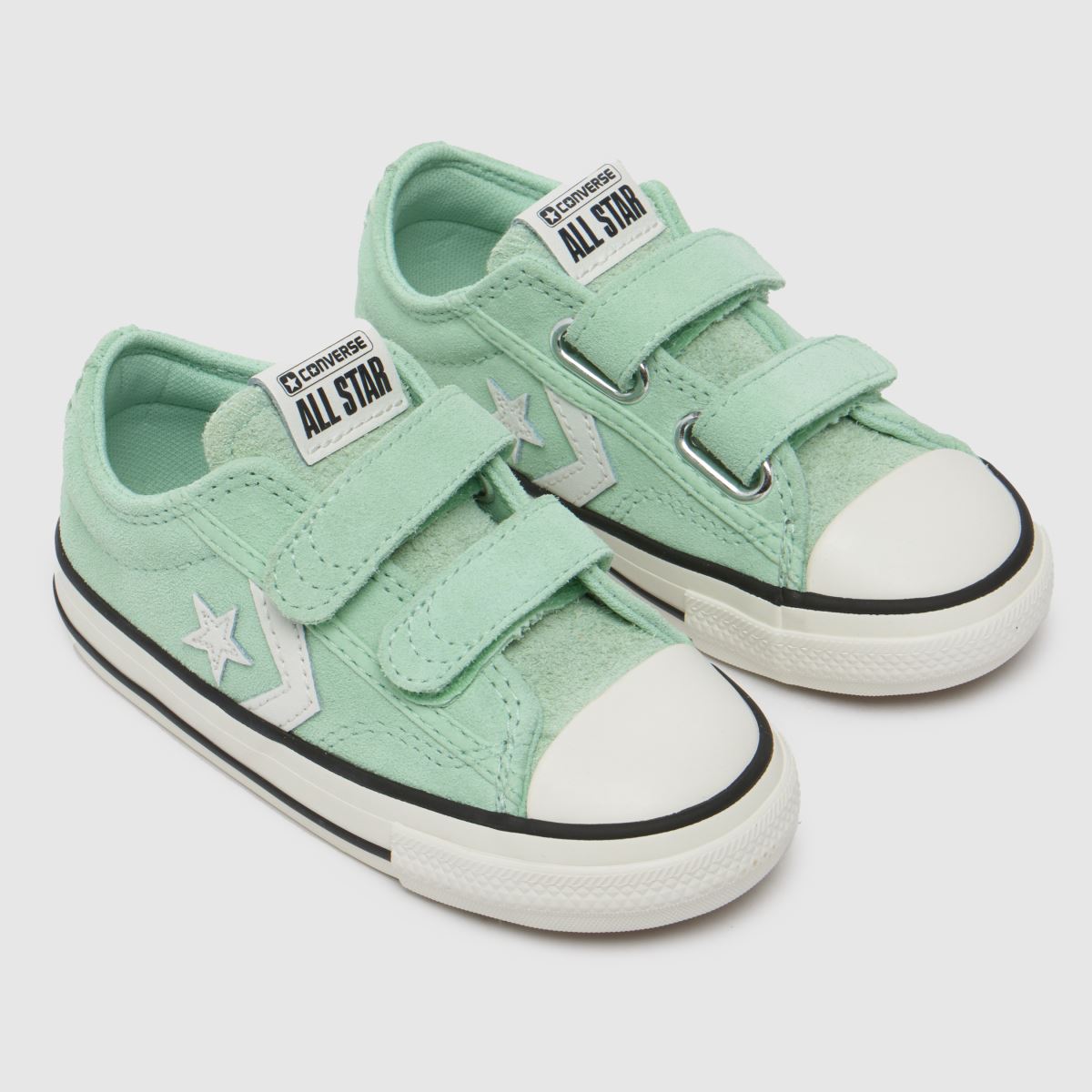 Converse ljusgröna Star Player 76 v Småbarnsskor