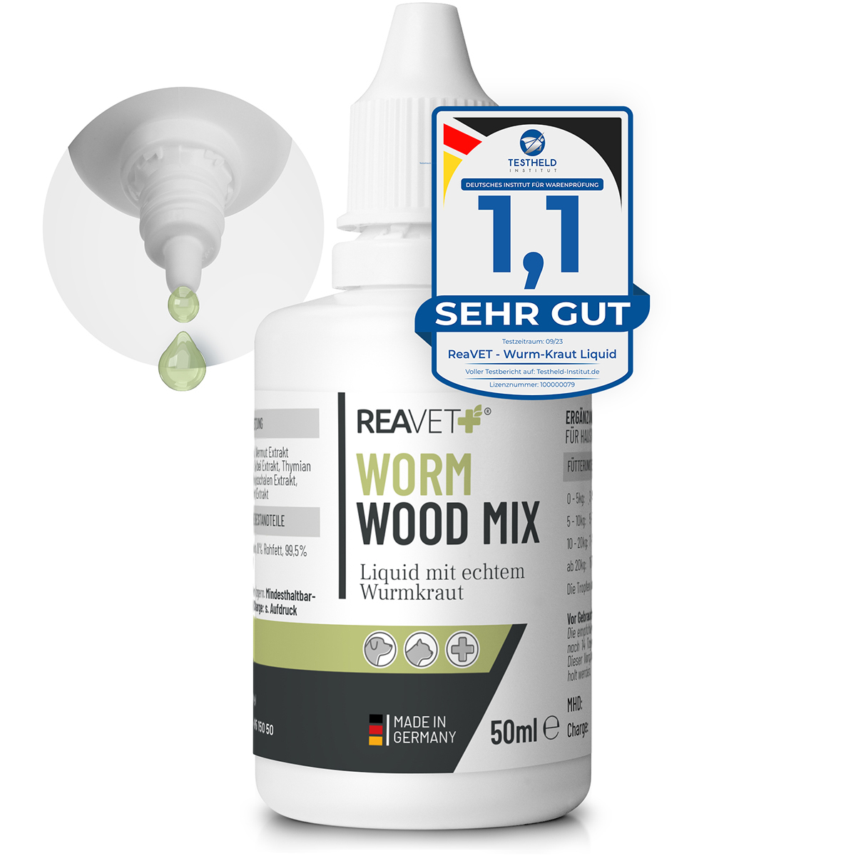 REAVET Ergänzungsfutter & Aufzucht REAVET Wormwood Mix Liquid 50ml