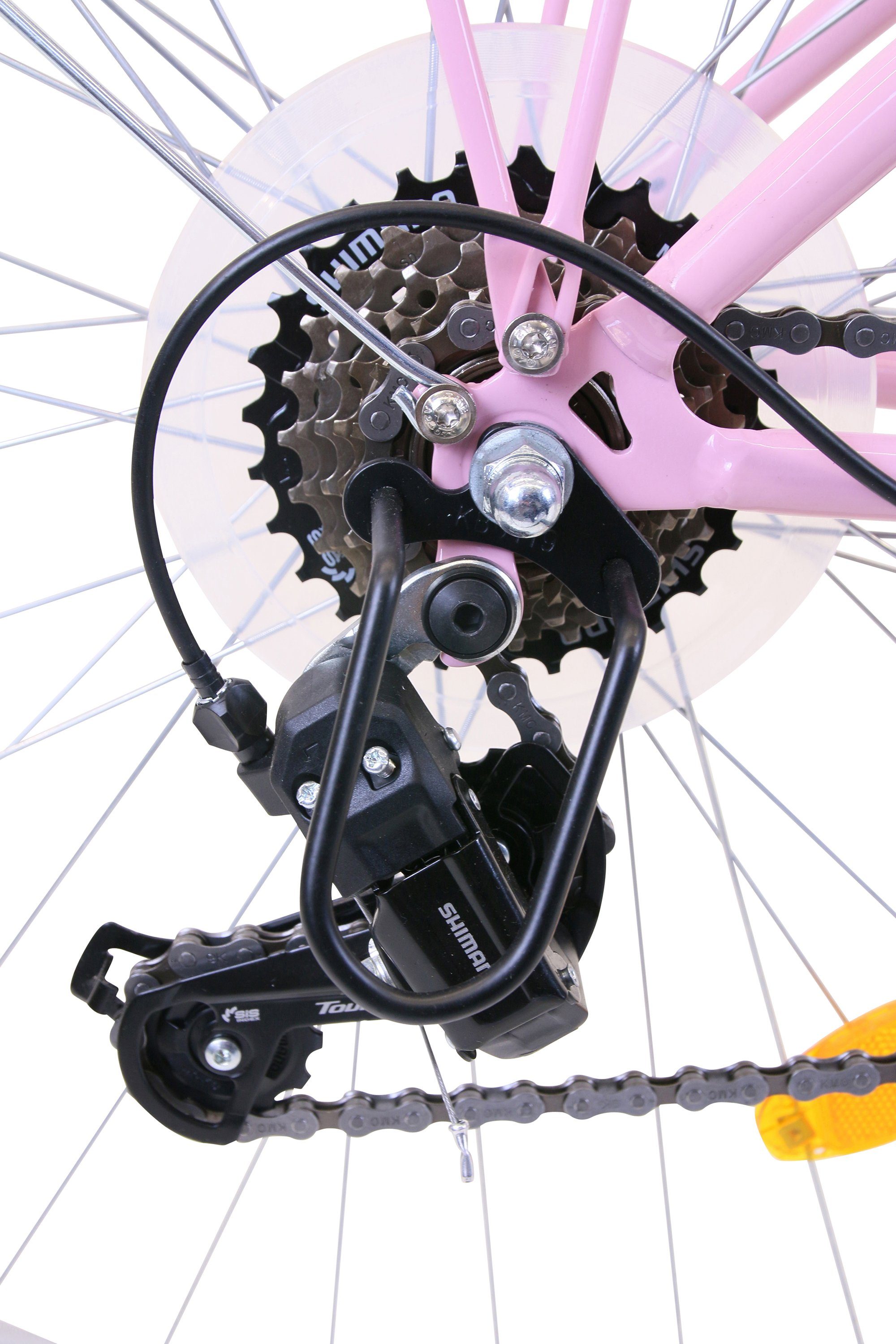FASHION LINE Cityrad, 21 Gang Shimano TOURNEY TY 300 Schaltwerk, Kettenschaltung