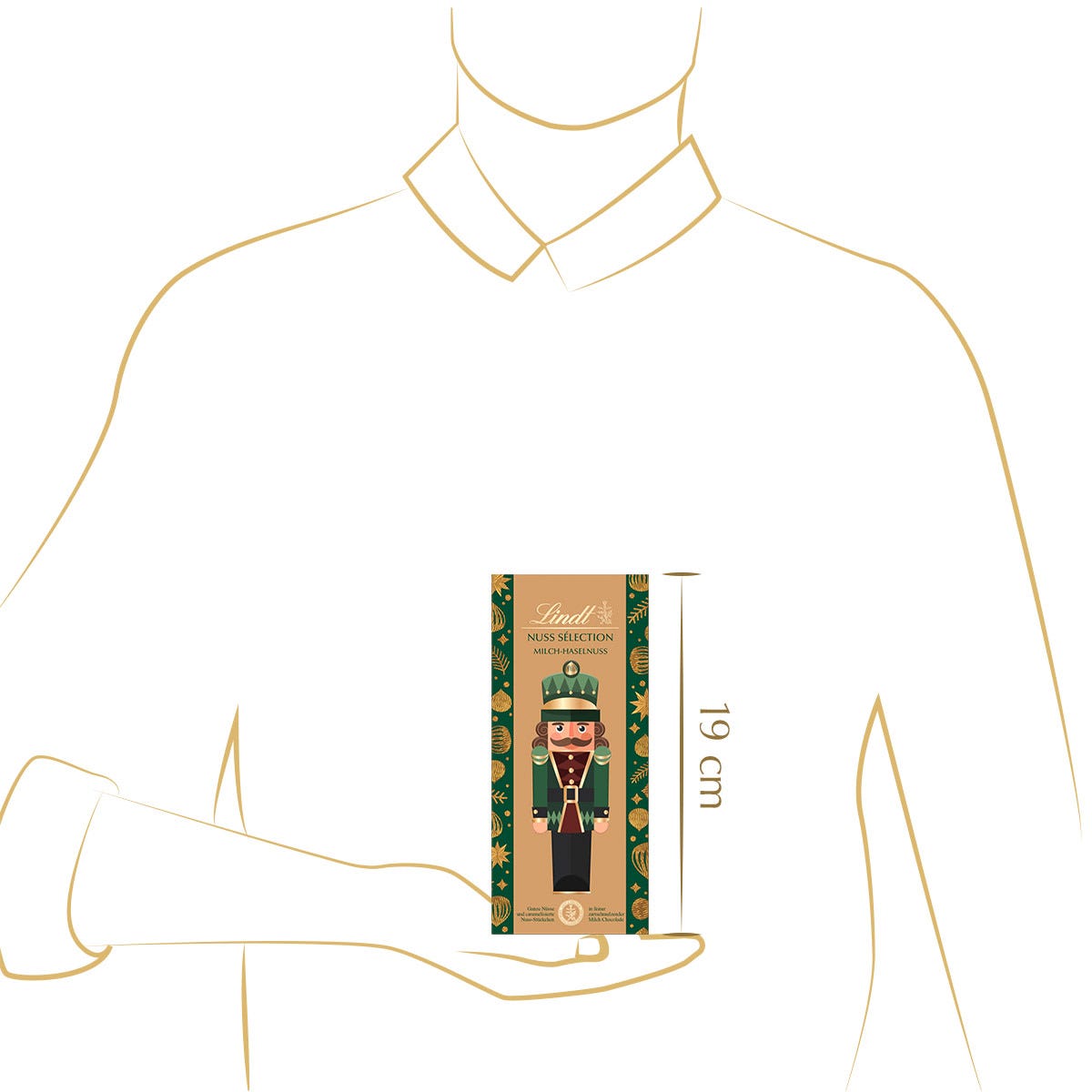 Nuss Sélection Vollmilch Nuss, 150g