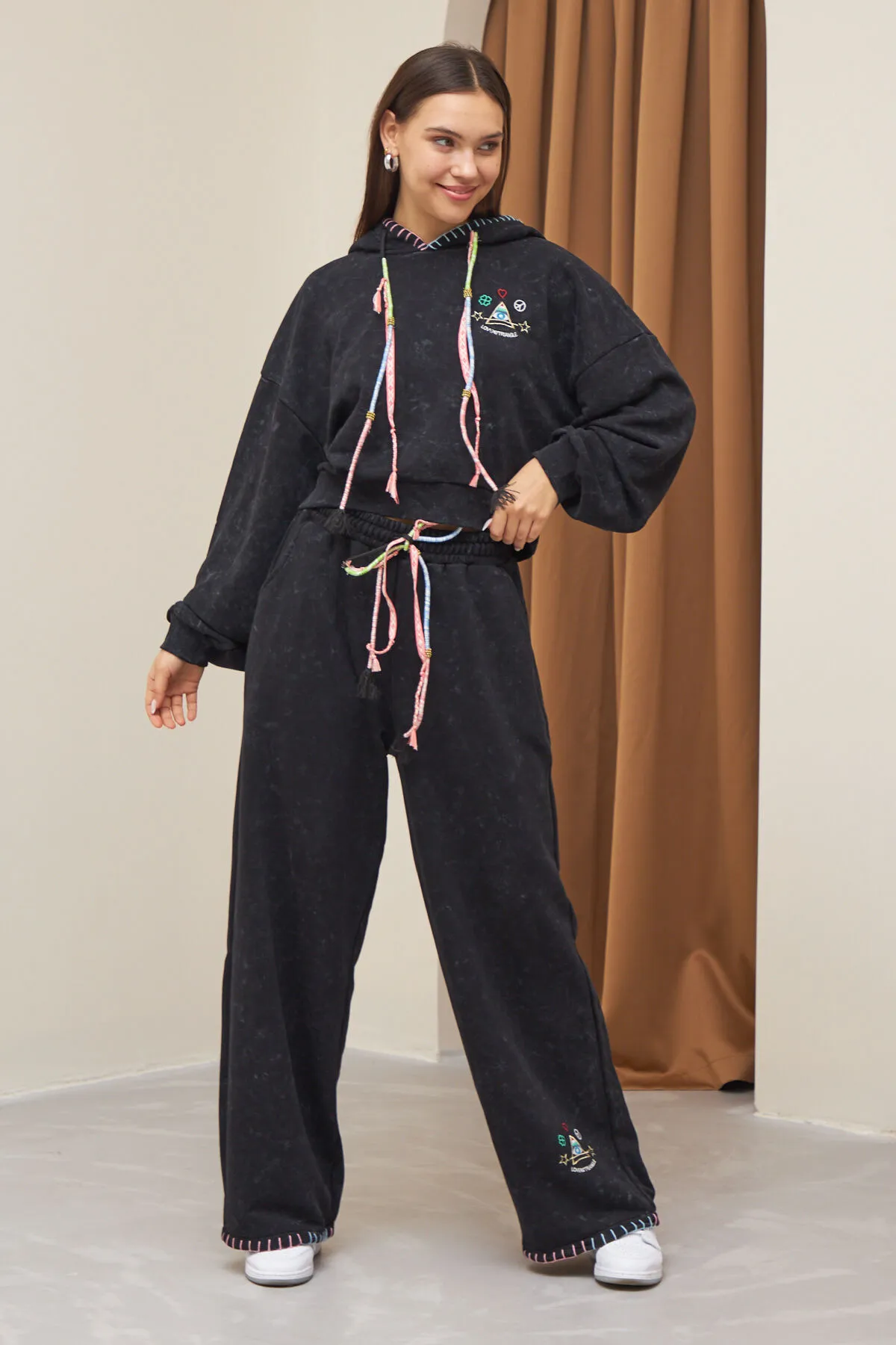 Laluvia  Zweiteiler - Grau - Regular Fit