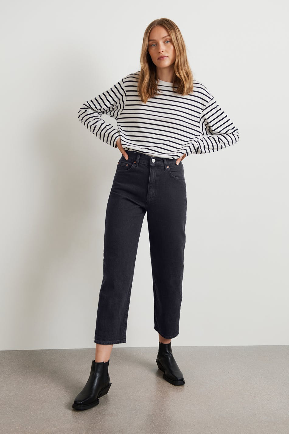 Comfy straight jeans