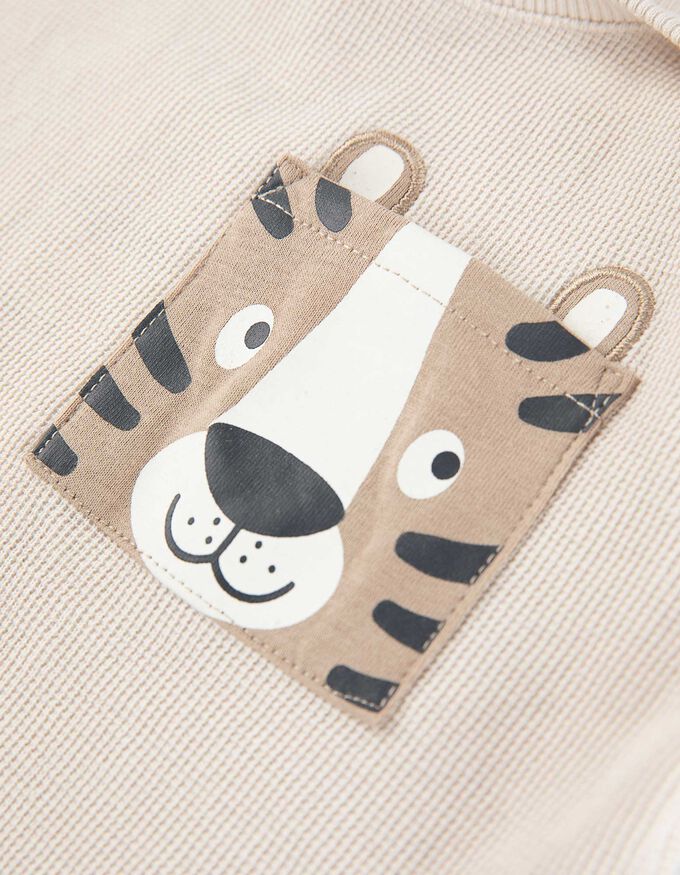 Langarmshirt - Brusttasche