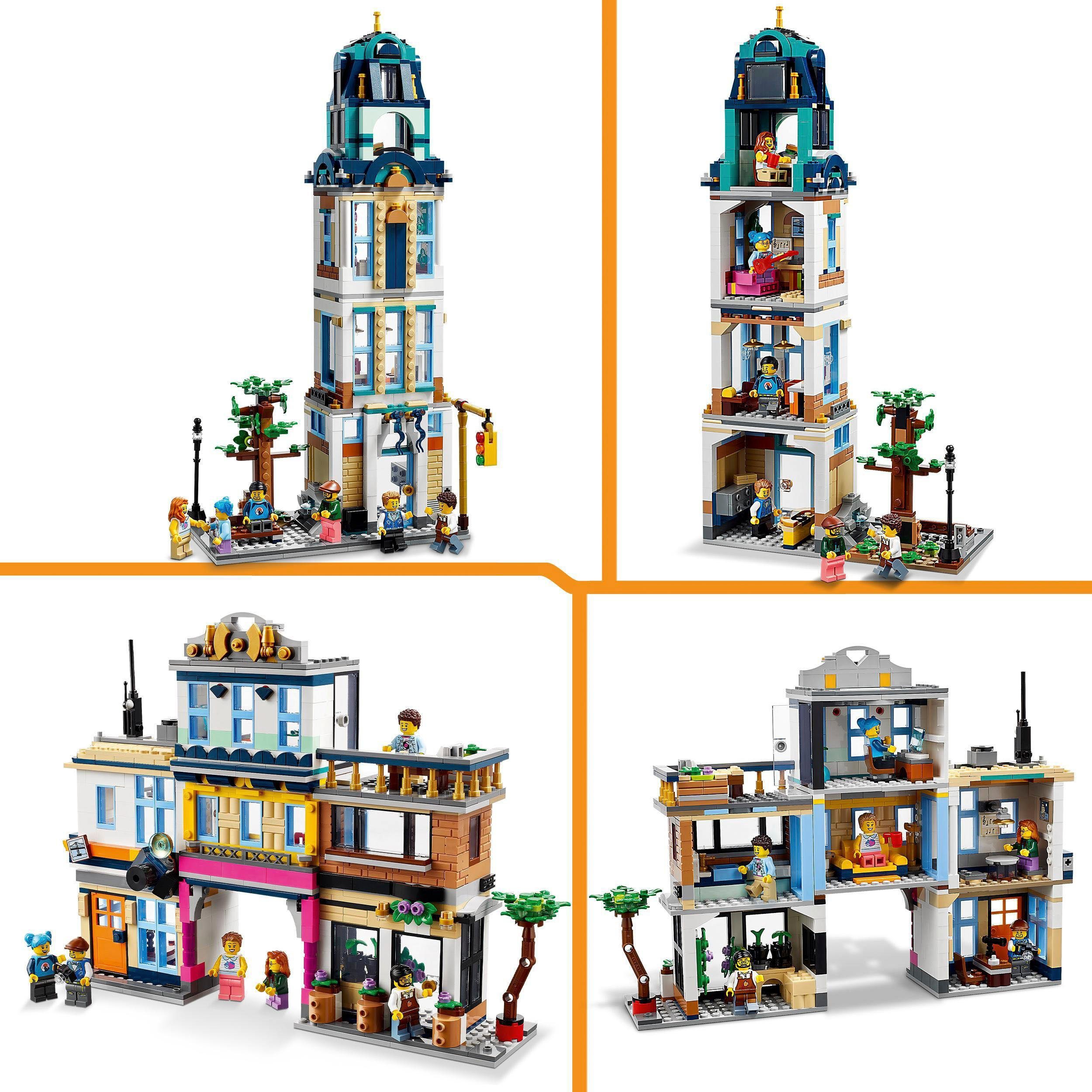 LEGO® Konstruktionsspielsteine Hauptstraße (31141), LEGO® Creator, (1459 St), Made in Europe