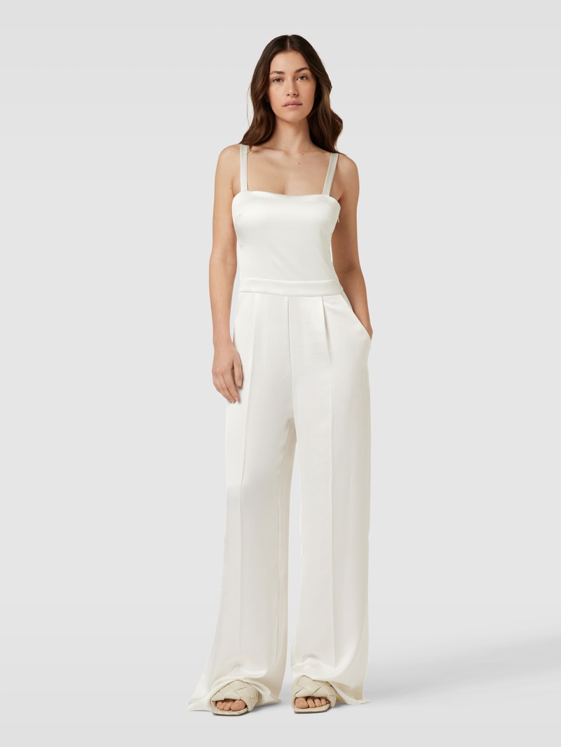 Jumpsuit mit Bügelfalten Modell 'Kagelinara' in offwhite