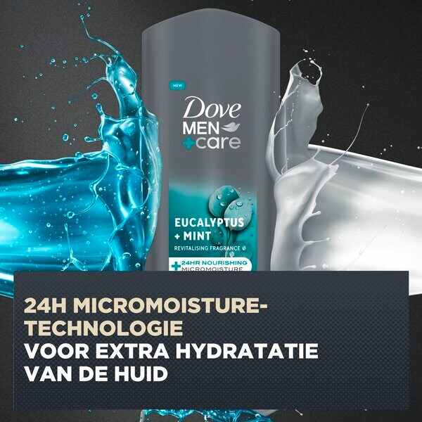 Dove Men Care gel za prhanje z evkaliptusom in meto 250 ml