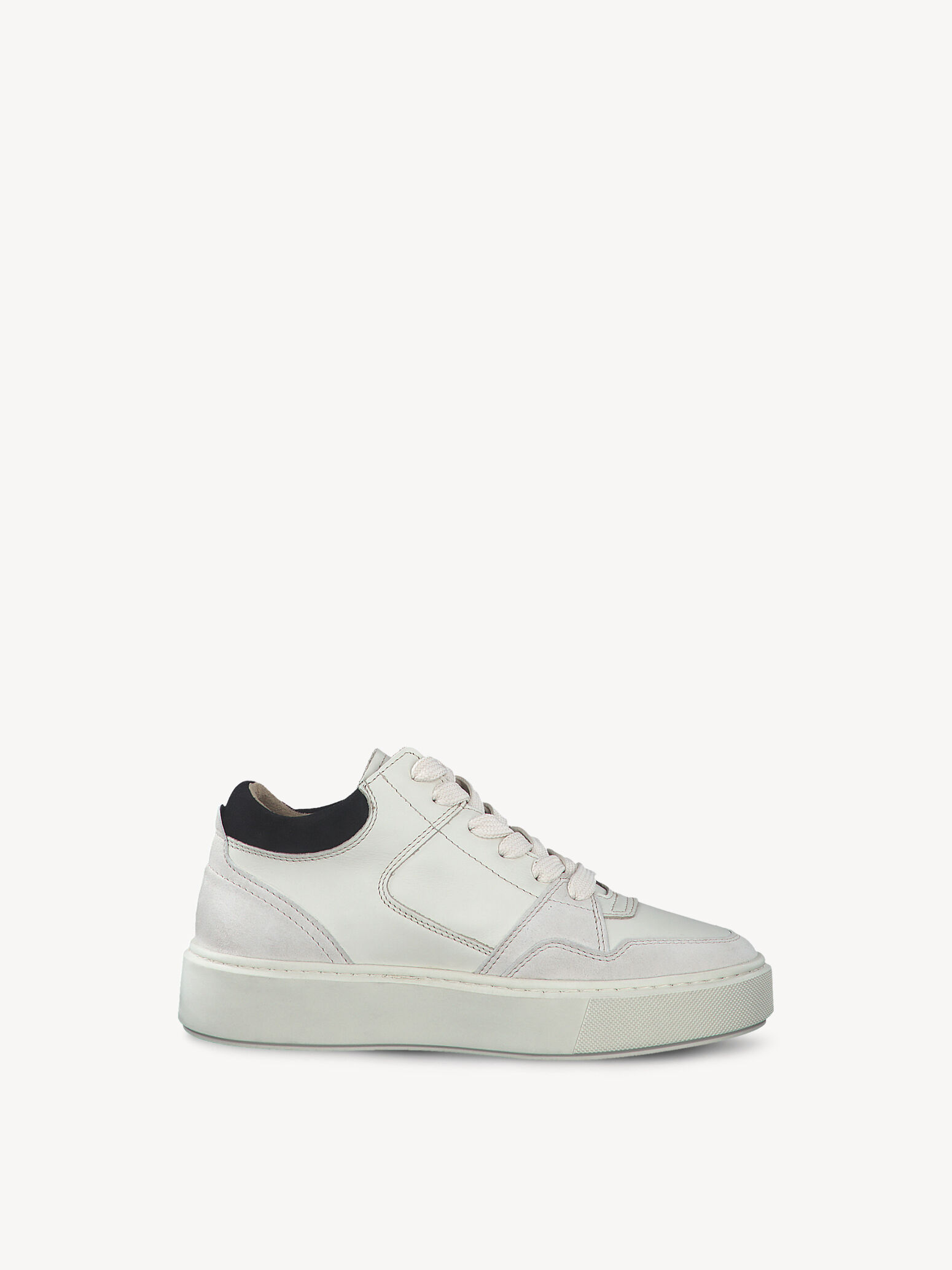 Basket en cuir - beige