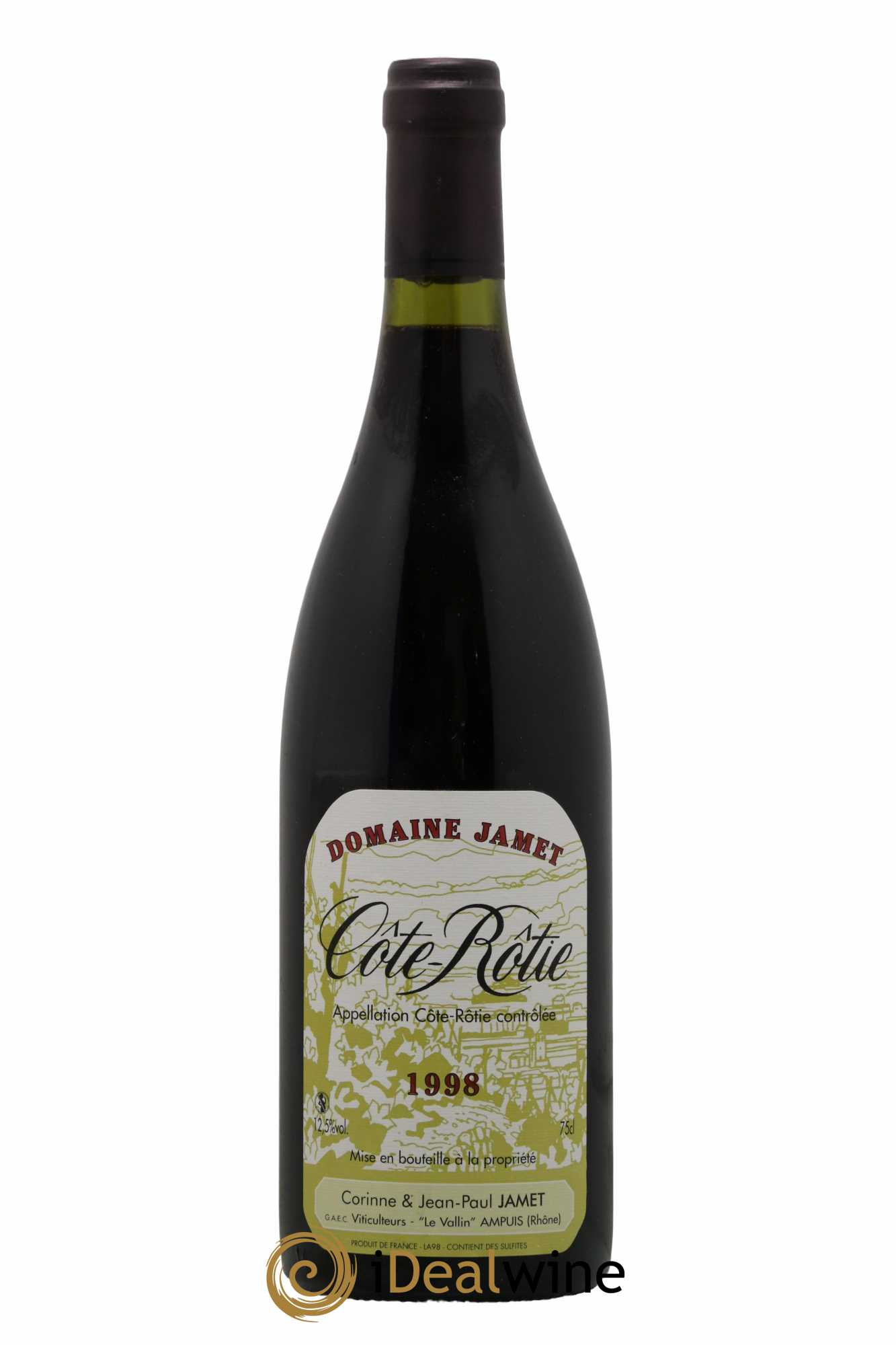 Côte-Rôtie Jamet (Domaine)  1998 - Lot de 1 Bouteille