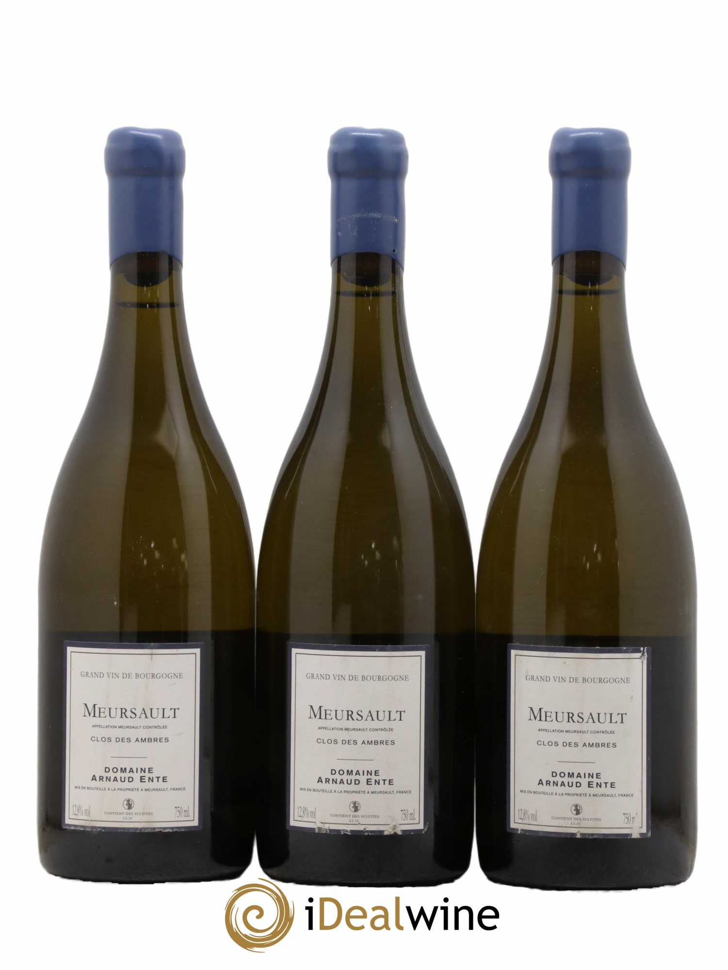 Meursault Clos des Ambres Arnaud Ente  2010 - Lot de 3 Bouteilles